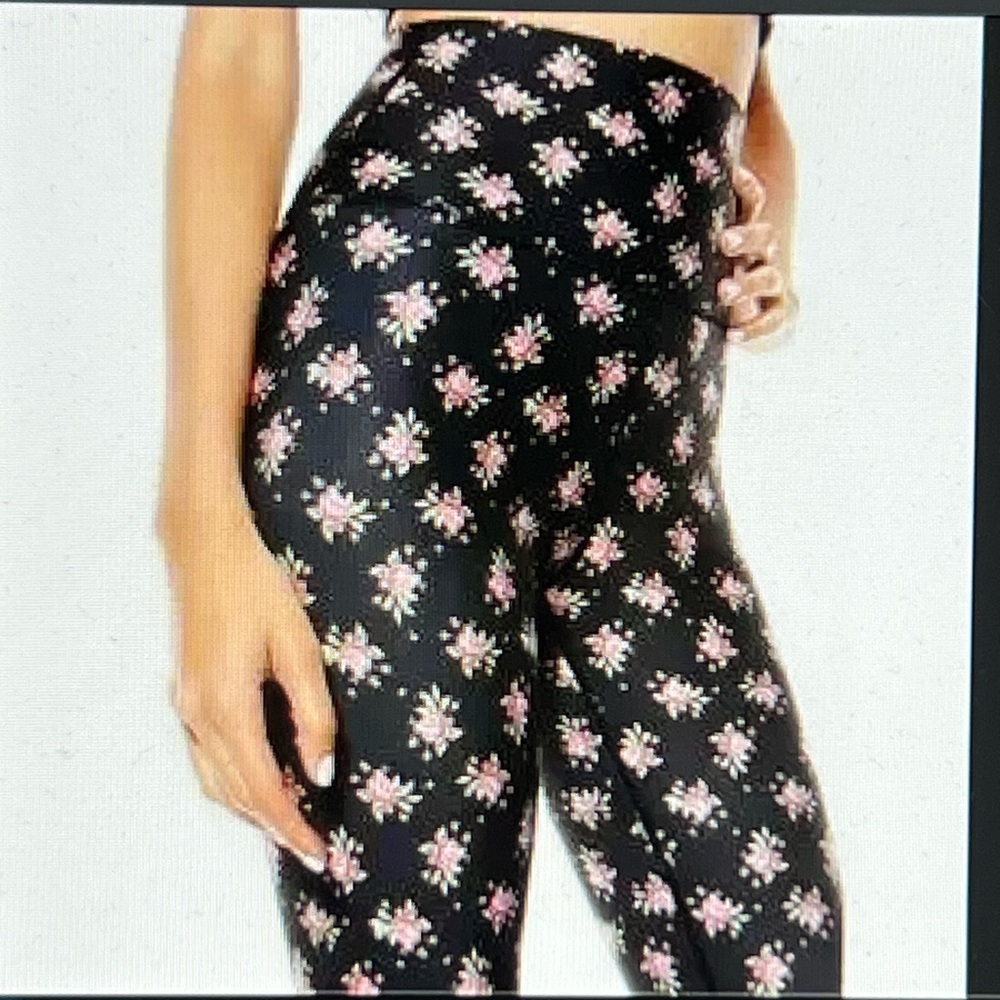 NWOT Alice + Olivia Aaron Ditsy Floral High waisted Leggings Sz XS